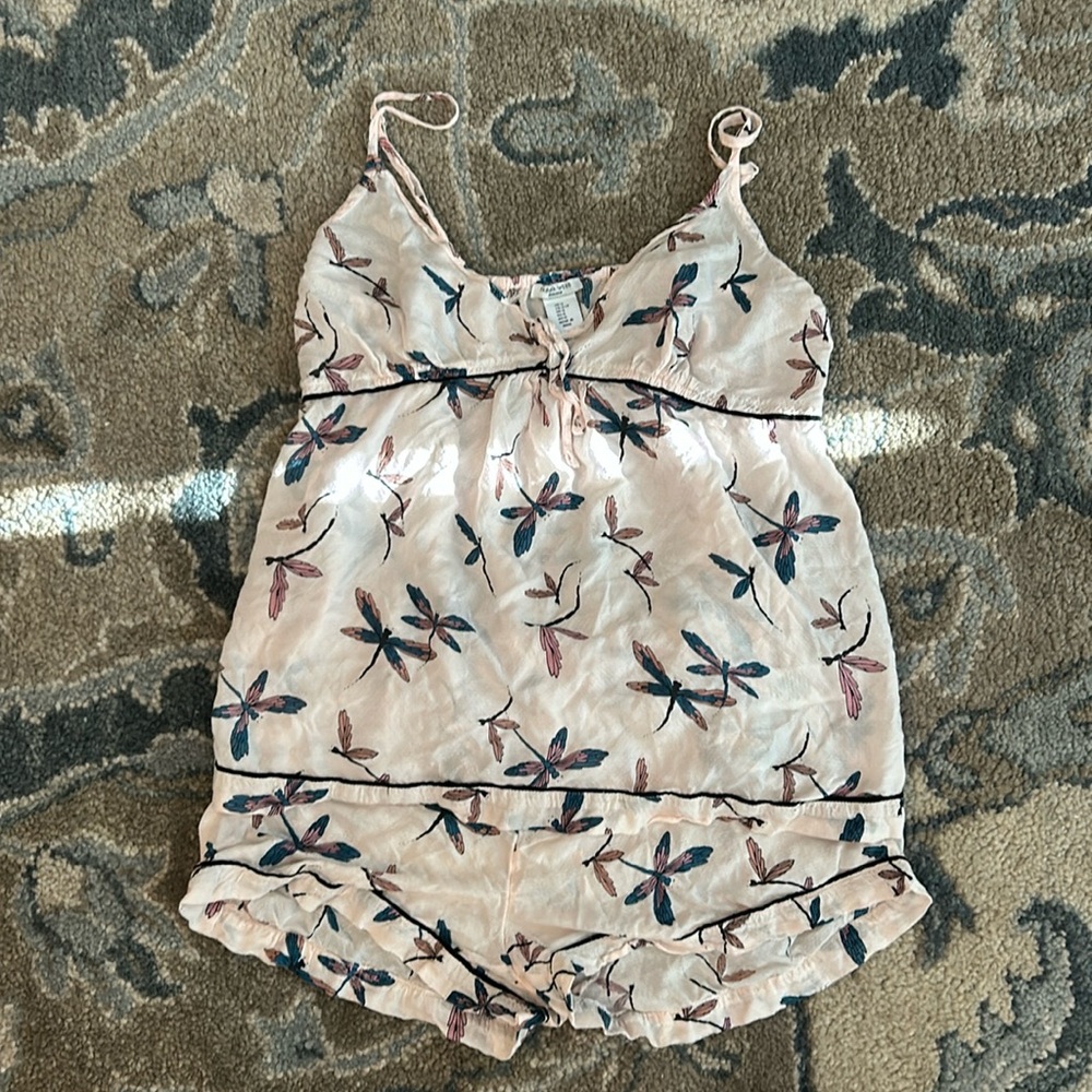 Tabitha Webb two piece pajama set size Small
